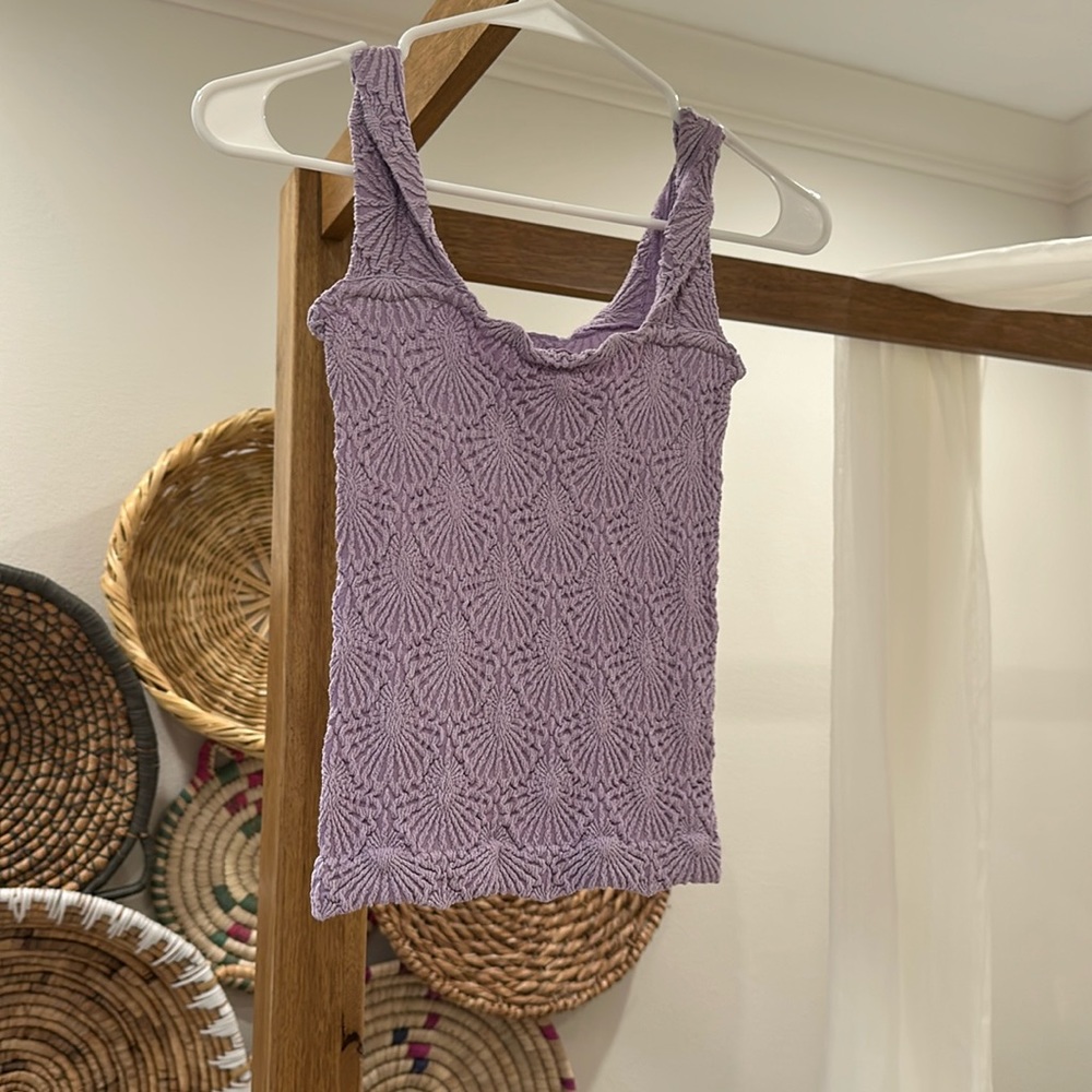 Free people purple top in a size small.